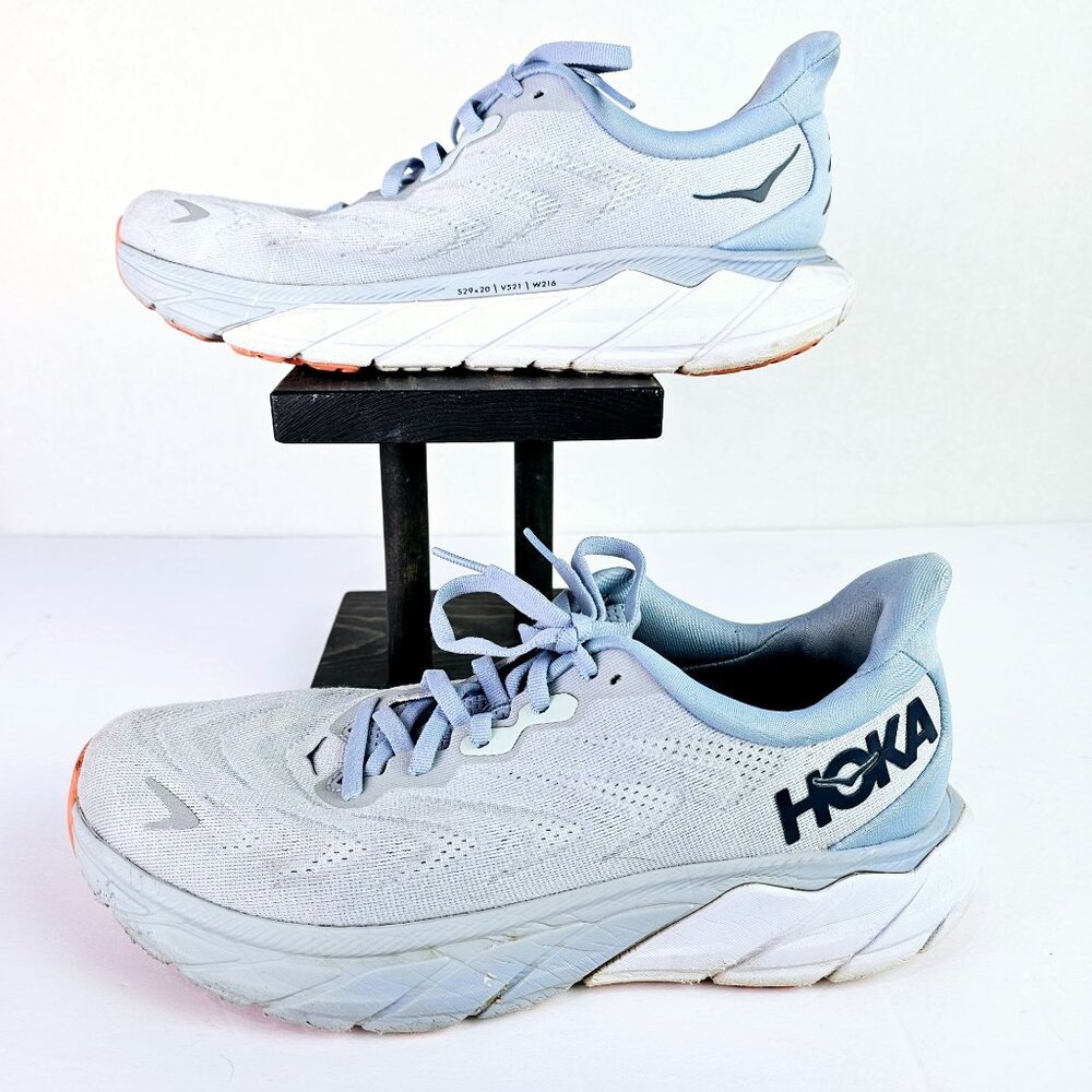 Hoka One One Arahi 6 1123195 PABF Plein Air Blue Fog Running Shoe Sneakers, 9B - Picture 2 of 10